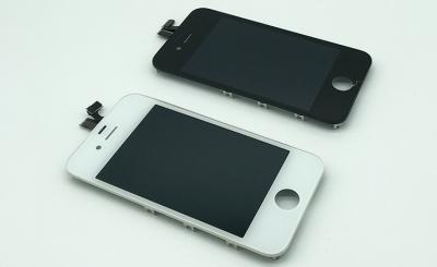 China LCD-Bildschirm-Ersatz Apples Iphone 4s mit Analog-Digital wandler Versammlung ursprünglichem weißem Schwarzem ICs zu verkaufen
