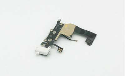 China Charging Port Charger Dock Flex Cable Connector For iPhone 5 White Power Flex for sale