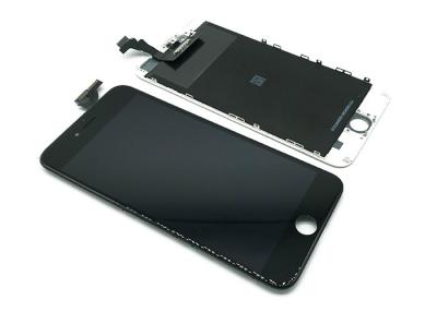 中国 iPhoneのために合うフレーム アセンブリの前部ガラスが付いているLCD表示は6 4.7黒をじりじり動かします 販売のため