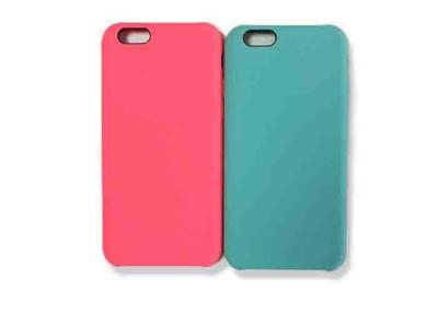 Chine Couvertures douces de silicone de téléphone portable d'iPhone 6S de cas de téléphone de silicone de texture de peau à vendre