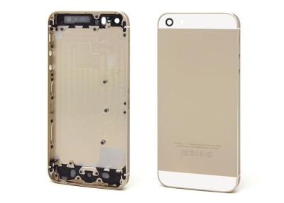 China 100% Fit iPhone 5S Housing Cover , High Copy Gold Battery Case Assembly for sale