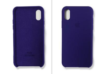Chine Les caisses Apple de silicone de téléphone portable de bleu royal téléphonent le cas de couverture arrière de protecteur à vendre