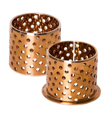 China WB702 WB700 CuSn8 CuSn6.5 Wrapped Bronze Bushings With Holes for sale