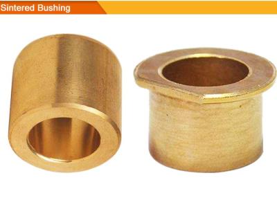 China High Accuracy SAE 841 Spherical Sintered Bronze Sleeve Bearing for sale