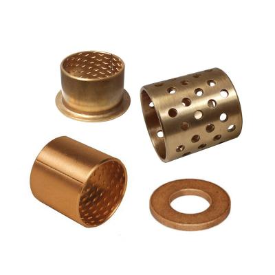 China CuSn8P FB090 Wrapped Bronze Bearing With Grease Pockets for sale