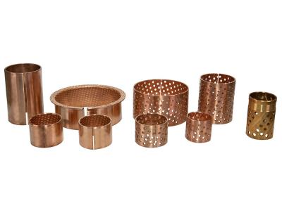 China Lifting Machinery 120N/mm²  200℃ Wrapped Bronze Bushings for sale