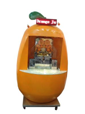 China 4 Wheels Commercial Orange Juicer Fiberglass Structure For Zummo Mobile Juice Bar for sale