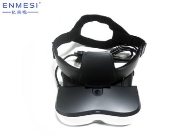 China Virtual Reality Helmet 3D Head Mounted Display High Resolution Dual Screen for sale