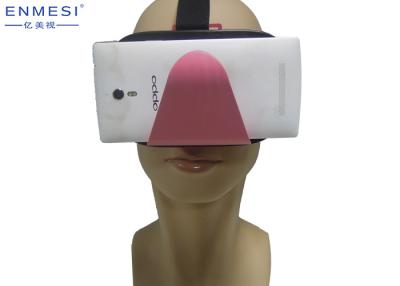 Κίνα Τρισδιάστατα VR γυαλιά πραγματικότητας συνήθειας, τοποθετημένο ΚΙΒΏΤΙΟ επίδειξης VR φακών εικονικής πραγματικότητας κεφάλι προς πώληση