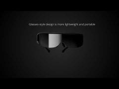 200 Inch VR Glass 40 Degrees FOV LCOS 68mm Head Mounted Display