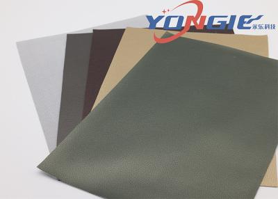 China Escuro - tela de couro artificial Wearproof verde da tela do couro sintético do falso para a mobília à venda