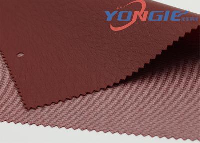 China 0.5MM Spillproof PVC Faux Leather Upholstery Pleather Fabric For Clothing 140cm Width for sale