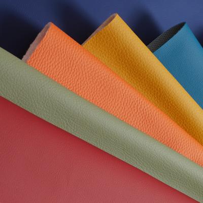 China High quality Competitive price leather- PVC vegan leather Good weather resistance for Sofa and Car seat for sale