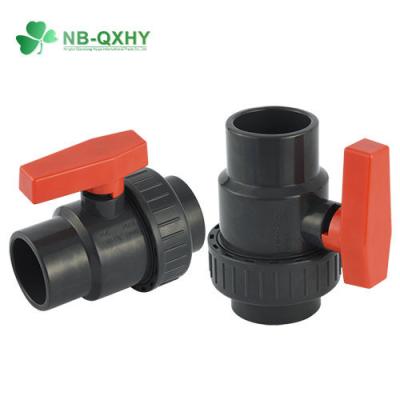 China PVC Single Union Ball Valve for Irrigation Water Supply EPDM Rubber PVC Ball PVC Handle for sale