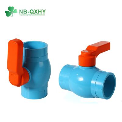 China Manual Driving Mode Low Temperature UPVC/Plastic Water Pipe Fitting and Ball Valve System for sale