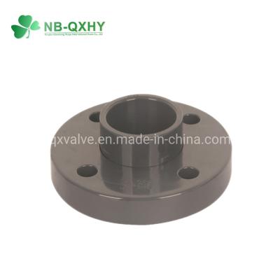 China UV Radiation Resistant Pn16 UPVC Van Stone Flange with Wall Thickness 20mm to 400mm for sale