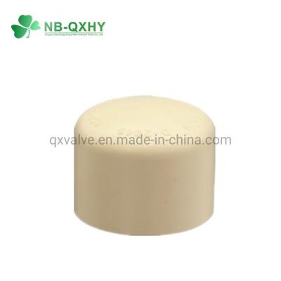 China Material 100% DIN Padrão Pn16 CPVC Tipo de abastecimento de água com tampa final de 90° à venda