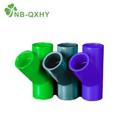 Chine Taille du moule Complète avec 20 mm à 400 mm NB-QXHY bleu/rouge/PVC UPVC Pipe Fitting Tee à vendre