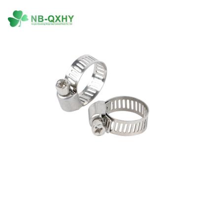 China 304 Stainless Steel Hose Saddle Clamp for German Type Water Pipe/Tube Galvanized for sale