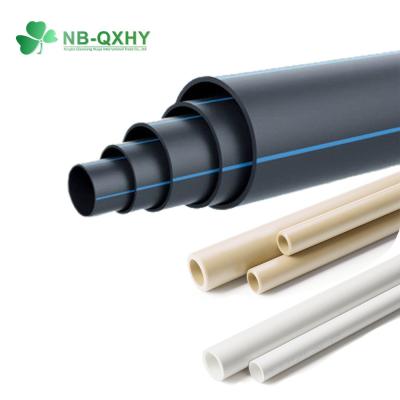 China NB-QXHY Plastic Tube Water UPVC CPVC Sch40 Sch80 PPR PVC HDPE Pipe for sale