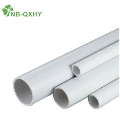 China Sample NB-QXHY PVC Electrical Tube Plastic Pipe Fitting for Cable Conduit Plumbing Pipe for sale