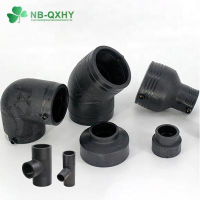 China Equal Connection Welding HDPE PE Plastic Pipe SDR11 Elbow Tee Coupling for Pipe System for sale
