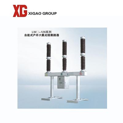 China LW-126kv 132kv 145kv Sulfur Hexafluoride SF6 Circuit Breaker for sale