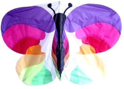 China Butterfly Shape Stackable Kites , Nylon Material Ripstop Kite Good Performance for sale