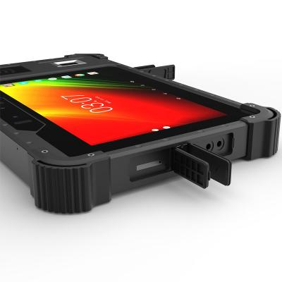 China PC impermeable rugosa industrial 8inch IP65 de la tableta de Android con el escáner del código de barras 1D 2.o en venta