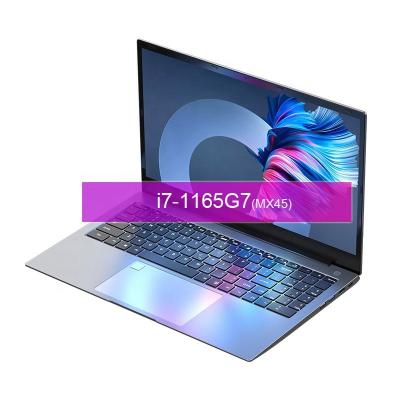 China Notebook Computer I7 1165G7 4.8Ghz MX450 2GB Video Card Aluminum Case for sale