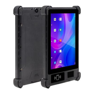 China Rugged Security Biometric Fingerprint Nfc Rfid Touch Screen OEM Tablet PC 8 Inch 4G en venta