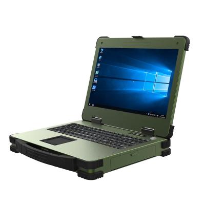 China Core I7 9750h I9 9880h Rugged Laptop Computers 15.6 Inch Shock Resistant for sale