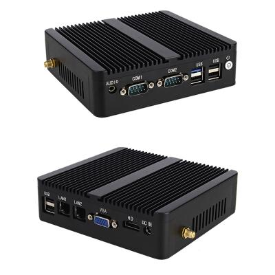 China Small Size Portable Dual Lan Mini Pc With J4125 Industrial Computer Pc for sale