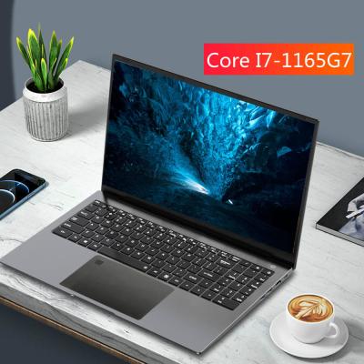 China 15.6 Inch Aluminum Core I7 Cpu 11gen Gaming Processor Laptop 8gb Ram Notebook MX450 2GB Video Card for sale
