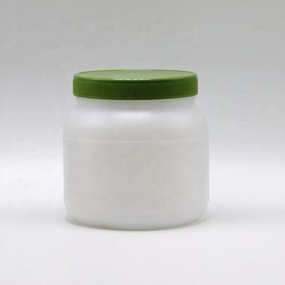 China 1 litro / 33 oz Botão de plástico embalagem HDPE Jar de mel recipiente vazio para adoçantes à venda