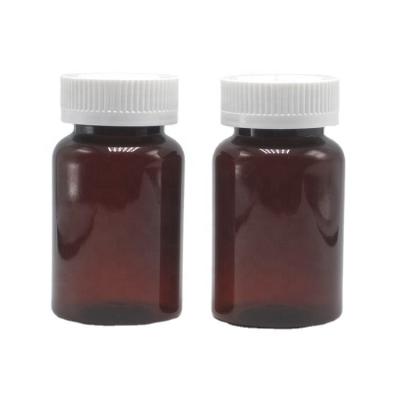 China Securely Store Supplements with 120mL 4oz Translucent Amber Pill Containers and Cap for sale