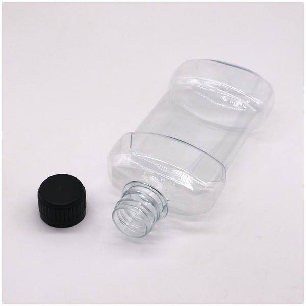 Quality Customizable Color 250ml PET Liquid Mouthwash Plastic Bottle Sealing Type SCREW for sale