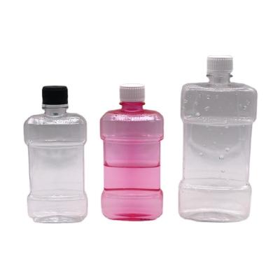 Китай Скрин-печать 500 мл ПЭТ с уникальной формой жидкий мочальник пластиковая бутылка с винтовой крышкой продается