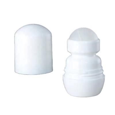 China 50ml PE/PP Essential Oil Plastic Roll On Bottle for Deodorant Refillable Containers for sale