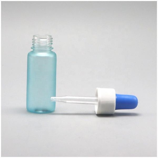 Quality 15ml Round Shape Customization PET Dropper Bottles for Liquid Dispenser Sample for sale