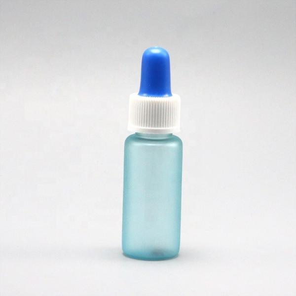 Quality 15ml Round Shape Customization PET Dropper Bottles for Liquid Dispenser Sample for sale