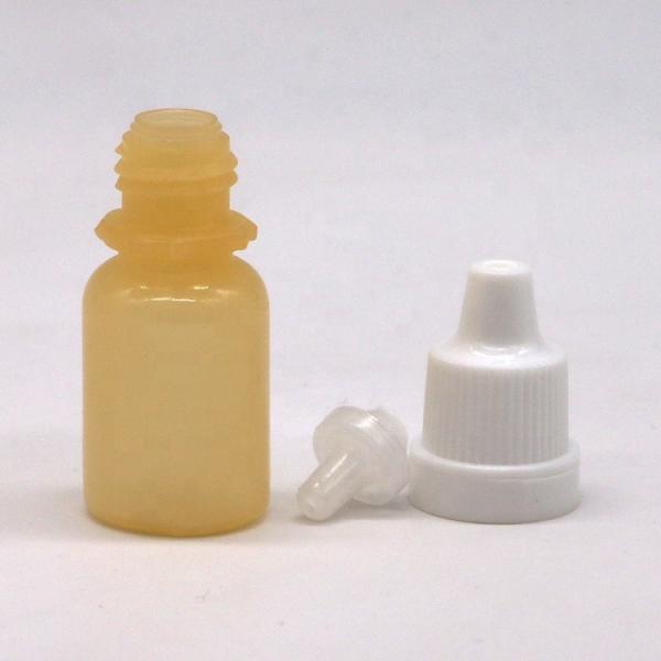 Quality LDPE Plastic White Empty Squeezable Eye Liquid Dropper Bottle with Tamper Proof for sale