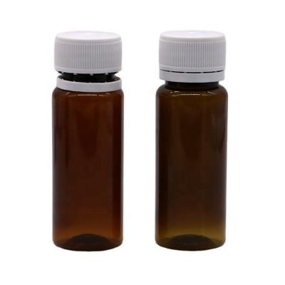 China Outros medicamentos 50 ml PET frasco de xarope para tosse com cor personalizável e tampa segura à venda
