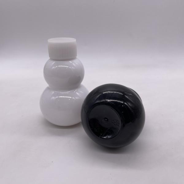 Quality 120ML PET Gourd Bottle for Health Products Customizable Color Screw Cap and Free for sale