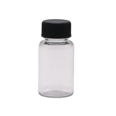 China 10mL Round Shape PET Plastic Bottle for Medicine Supplement Capsule Storage for sale