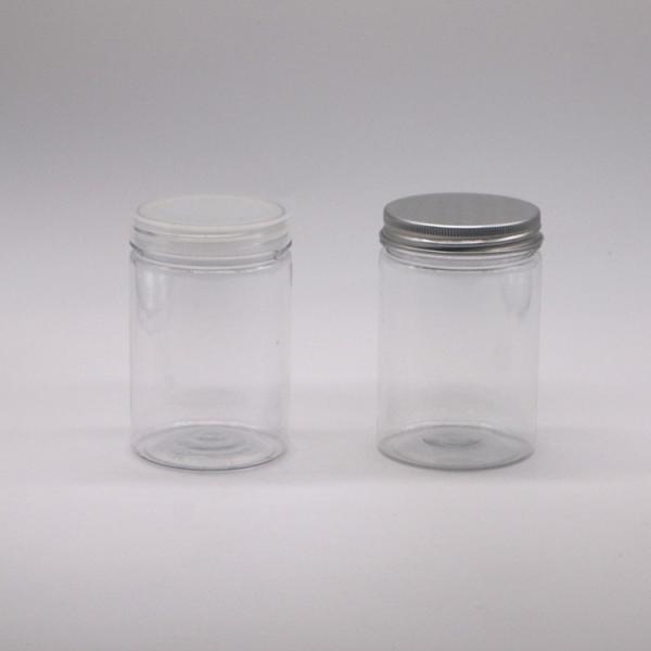 Quality Confectionery Packaging 250ML PET Food Jar with Screw Cap and Aluminium Lid for sale