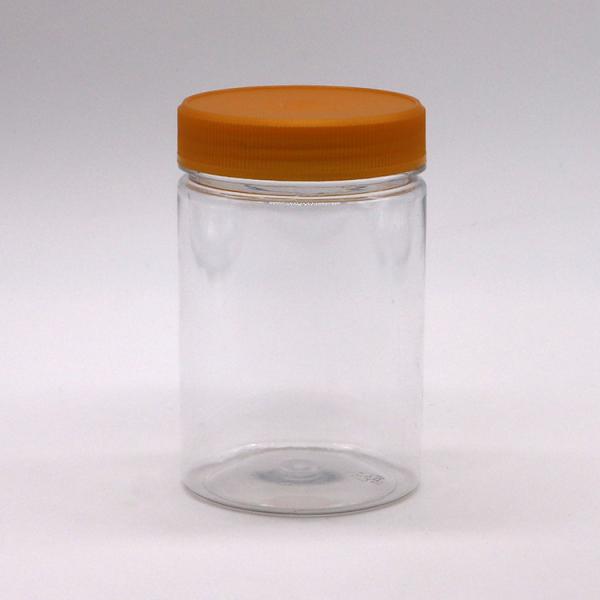 Quality Confectionery Packaging 250ML PET Food Jar with Screw Cap and Aluminium Lid for sale