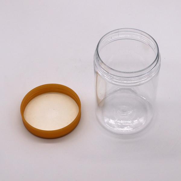 Quality Confectionery Packaging 250ML PET Food Jar with Screw Cap and Aluminium Lid for sale