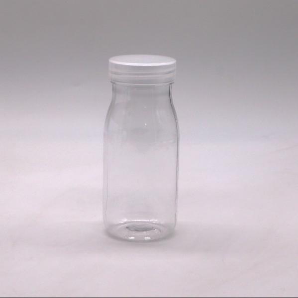 Quality Collar Material PET Milk Tea Plastic Bottle for Liquid Beverages for sale