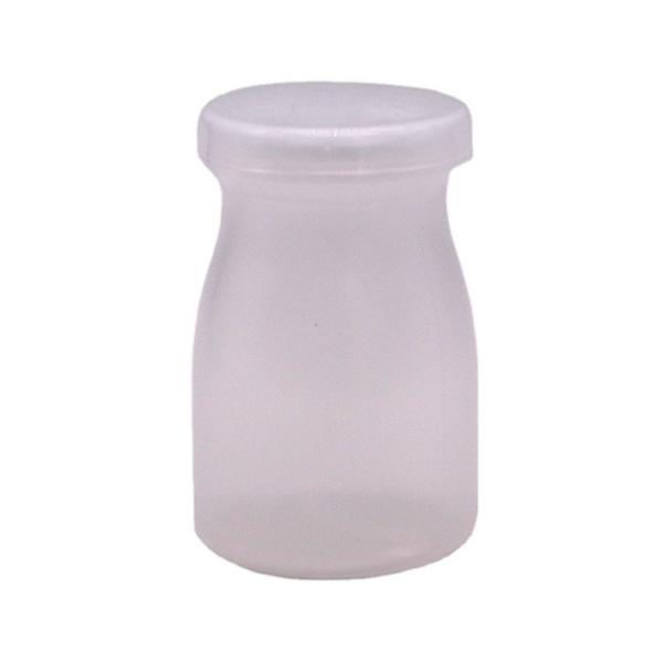 Quality Customized Logo 100ml PP Round Pudding Bottle Perfect for Milk and High Temperature for sale
